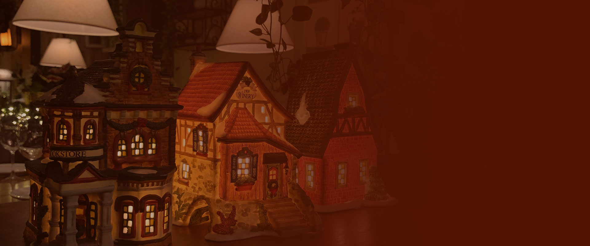 Ambiente decorado do Chalezinho